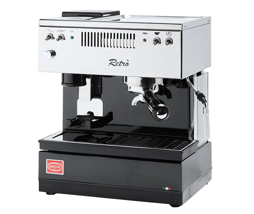Quick Mill Retrò - Kompakt retro espressomaskin med kvern - Barista og Espresso