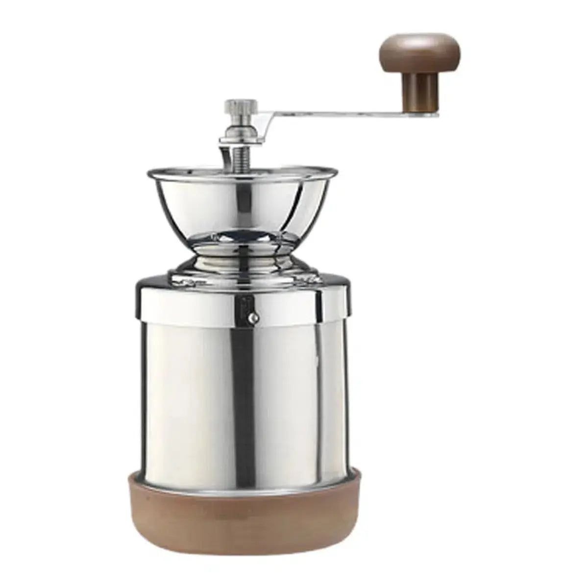 Tiamo manuell håndkvern - rustfritt stål - Barista og Espresso