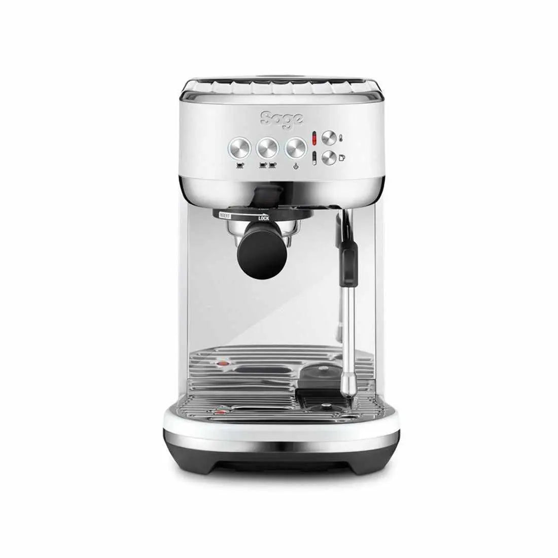 Sage Bambino Plus-Espressomaskin-Sage Renoverte-Hvit-Som Ny-Barista og Espresso