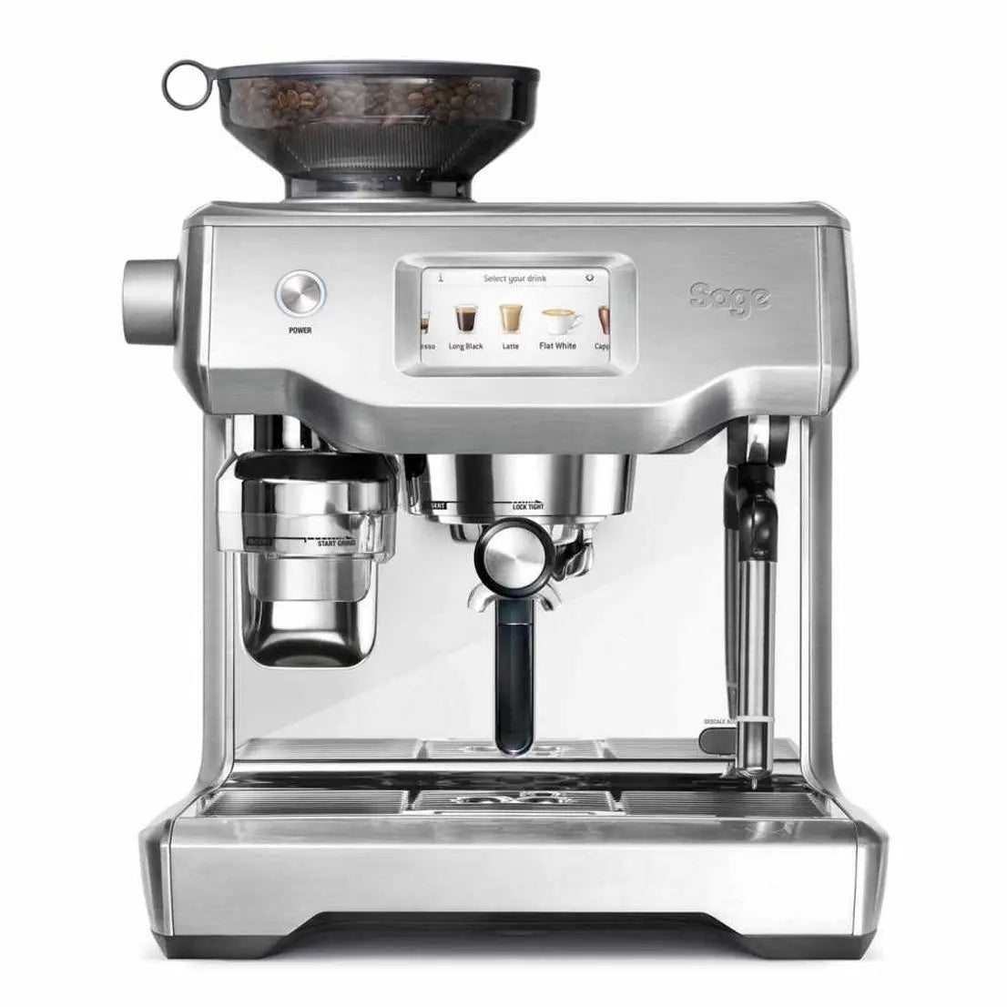 Sage Oracle Touch - Semi-automatisk - Sage Renoverad - Rustfritt stål - Som ny - Barista og Espresso