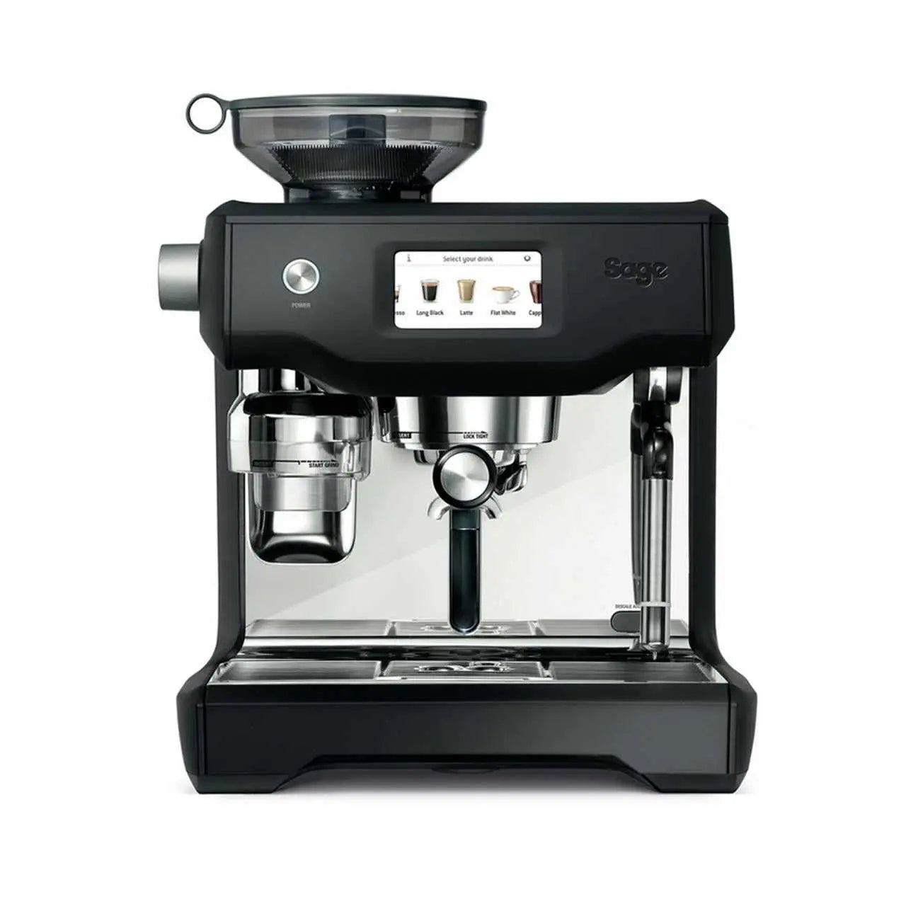 Sage Oracle Touch - Semi-automatisk - Sage Renovert - Svart - Som Ny - Barista og Espresso