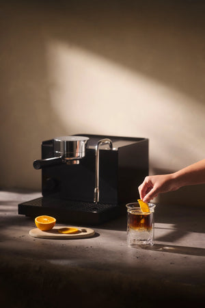 Serie 1-espressomaskin og kaffetrakter – svart