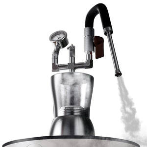 Aleman AK-74 kokeplate med melkeskummer | Profesjonell tørrdamp for Latte Art