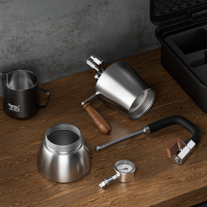 Aleman AK-74 kokeplate med melkeskummer | Profesjonell tørrdamp for Latte Art