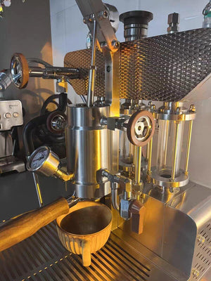 Aleman 6S flaggskip Dual Boiler spakmaskin | Mettet gruppesjefteknologi