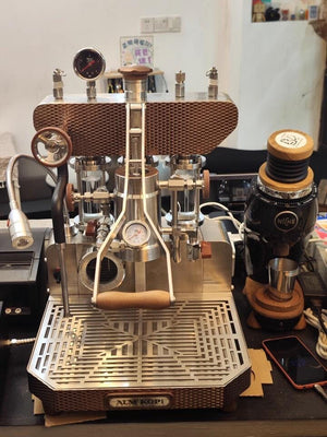 Aleman 6S flaggskip Dual Boiler spakmaskin | Mettet gruppesjefteknologi