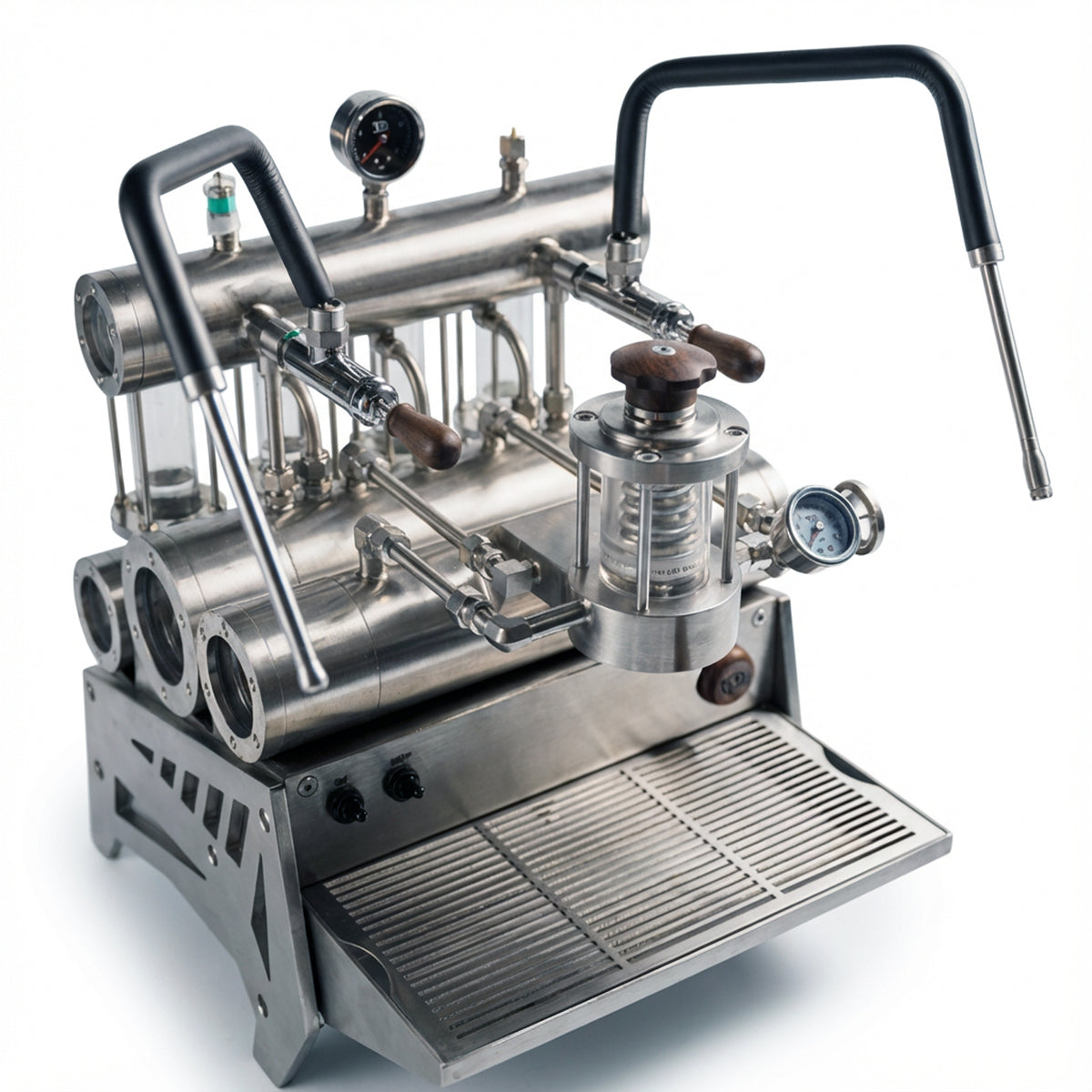Aleman 7P kommersiell halvautomatisk espressomaskin | tannhjulspumpe og profilering via app