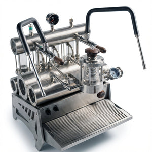 Aleman 7P kommersiell halvautomatisk espressomaskin | tannhjulspumpe og profilering via app