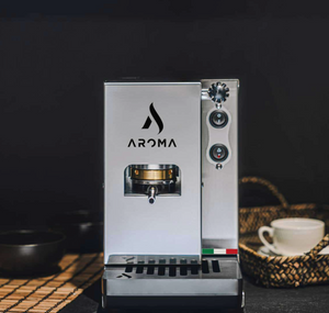 Aroma Plus Silver – Premium italiensk E.S.E Pod espressomaskin