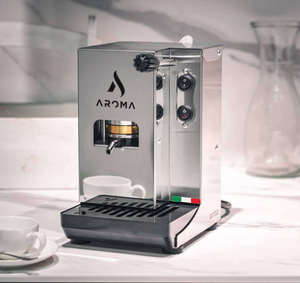Aroma Plus Silver – Premium italiensk E.S.E Pod espressomaskin