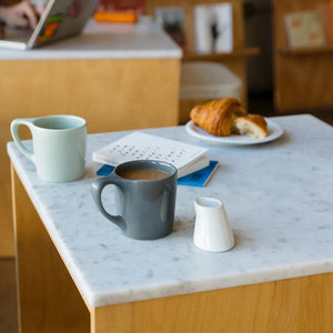 Porselensfløtemugge Lino 1oz