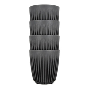 Kopp 8oz Kullfarge 4 stk - Huskee HUSKEE