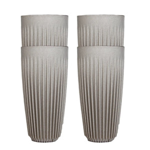 Kopp 16oz Natural 4 stk - Huskee HUSKEE