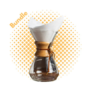 Chemex 6 KOPPER + 100 Filtre ESPRESSO UTSTYR