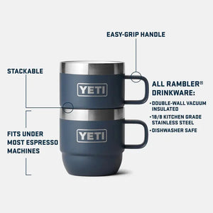 Rambler Stablebar Kopp 177ml 2pk - Hvit YETI