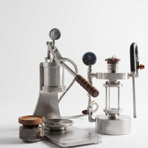 Aleman Sniper espressomaskin med manuell spak | Precision Tower i rustfritt stål