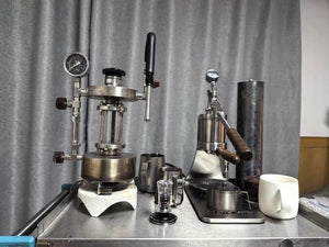 Aleman Sniper espressomaskin med manuell spak | Precision Tower i rustfritt stål