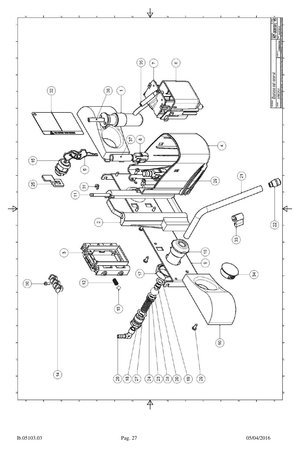Carimali Mjölkskummarsats Bluedot, Armonia, Optima - Reservdel OEM nummer: 01.01207