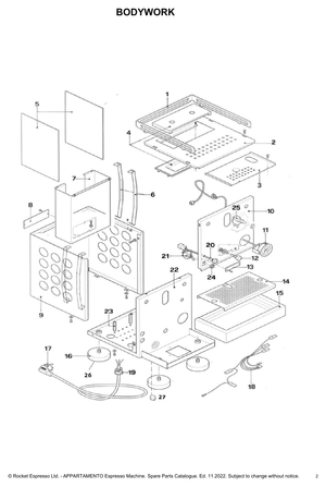 Rocket Sidopanel Appartamento (exkl skivor) - Reservdel OEM nummer: A019905629