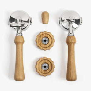 Handtagsset för Rocket-Handtagsset-Wiedemann Manufuktur-Refined-Med huvud-Ek-Barista och Espresso